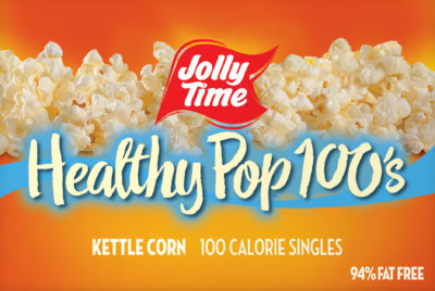 Jolly Time Healthy Pop Kettle Corn Microwave Popcorn Mini Bags. 94% fat free