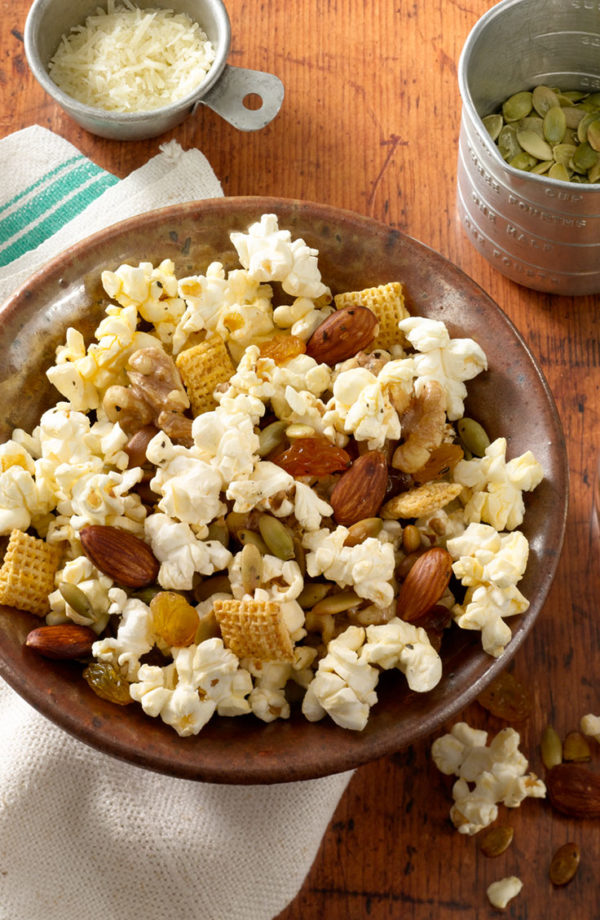 Basil & Garlic Popcorn Trail Mix