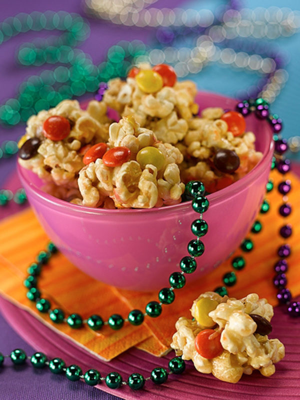 Bite-Size Peanut Butter Popcorn Balls