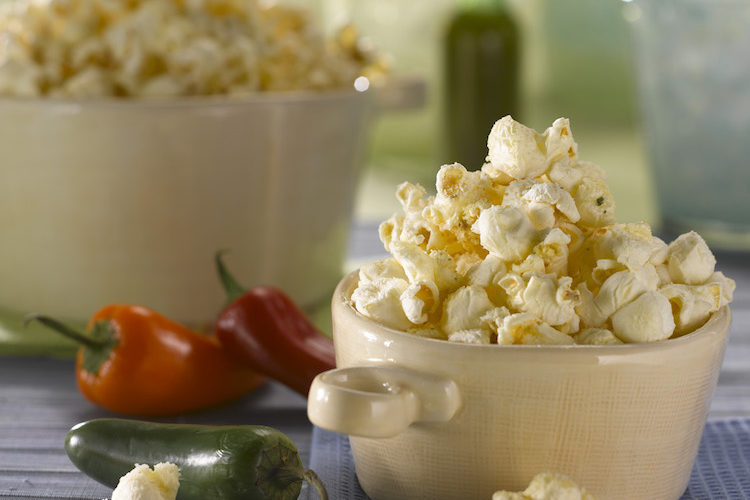 Cheesy Jalapeno Popper Popcorn