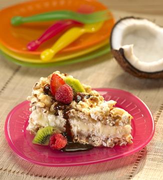 JOLLY TIME® Blog Post: Coconut Popcorn Crunch Pie