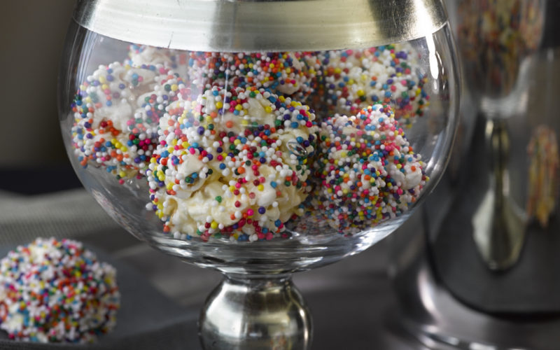 Recipe Image: Cornfetti Popcorn Balls