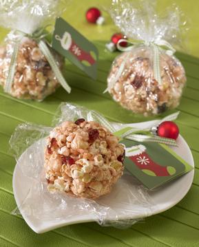 Cranberry Popcorn Balls