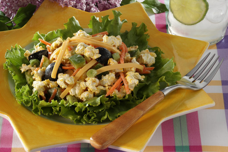 Crunchy Popcorn Salad Recipe