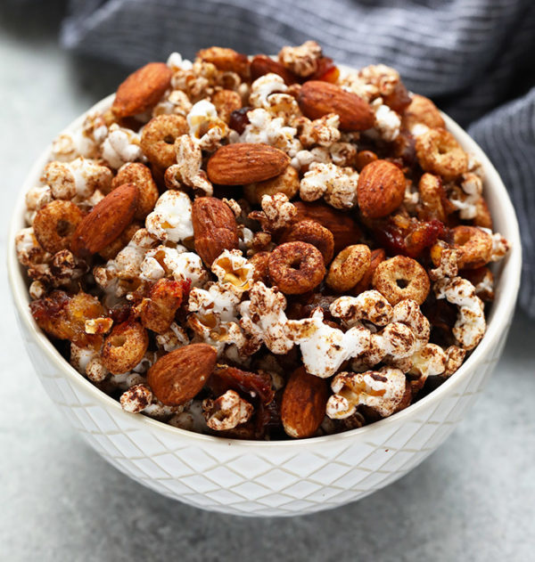 Fit Foodie Finds’ Churro Popcorn Snack Mix