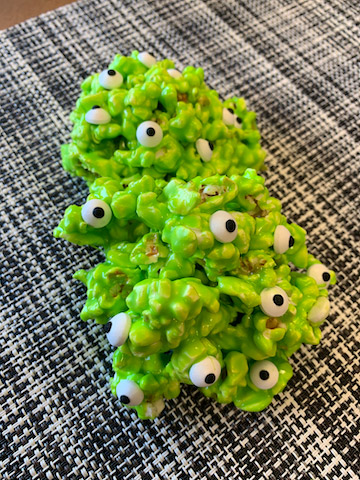 Recipe Image: Ghostbusting Green Slime Popcorn