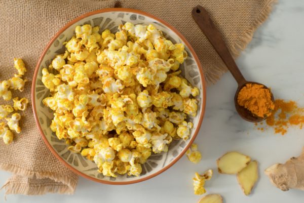 Ginger Turmeric Popcorn