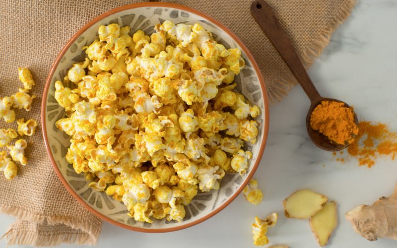 Recipe Image: Ginger Turmeric Popcorn