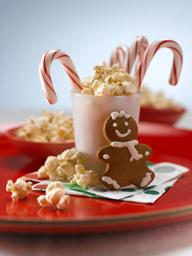 Gingersnap Popcorn Snack Mix