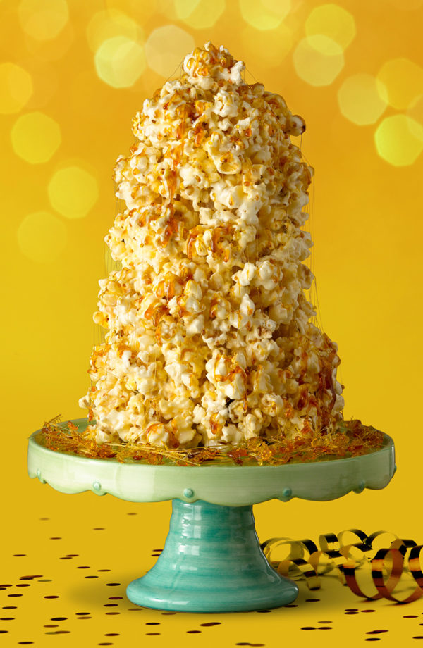 JOLLY TIME 100th Birthday Popcorn Ball Crunch Cake