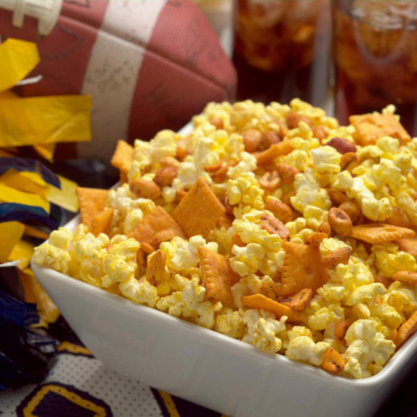 Kicking Cajun Popcorn Snack Mix