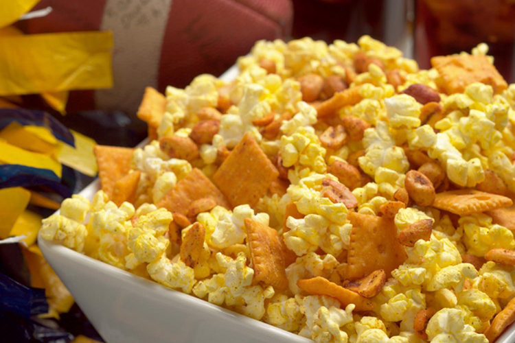 Kicking Cajun Popcorn Snack Mix Recipe Image