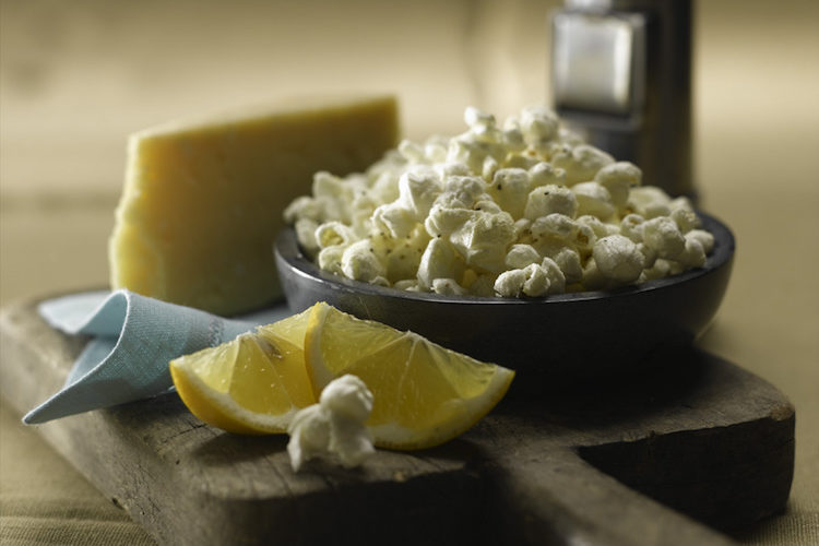 Lemon Pepper and Parmesan Popcorn