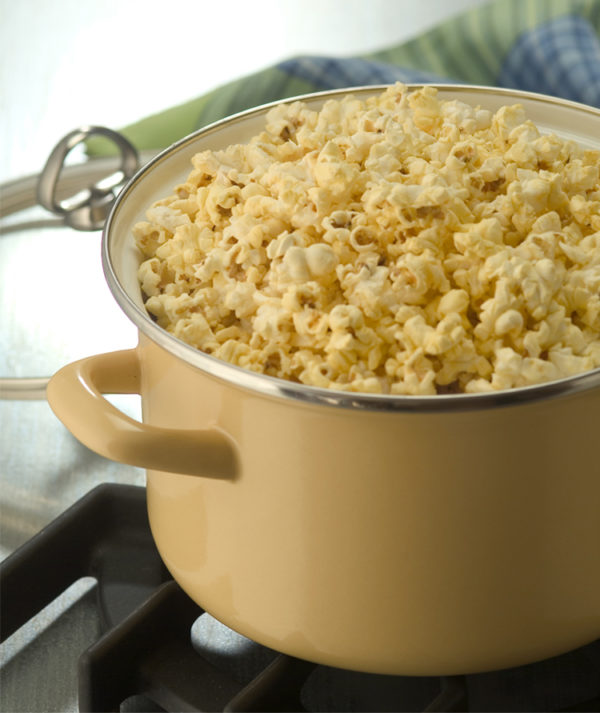 perfect homemade stovetop popcorn