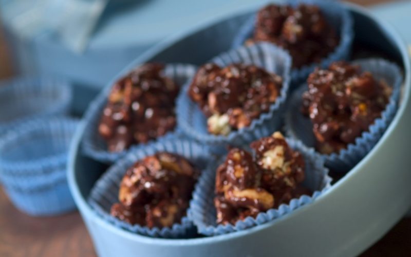 Recipe Image: popcorn-and-peanut-truffles