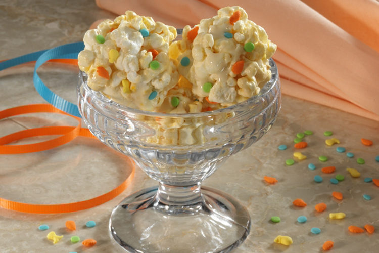 Popcorn Ice Cream Sundae Dessert