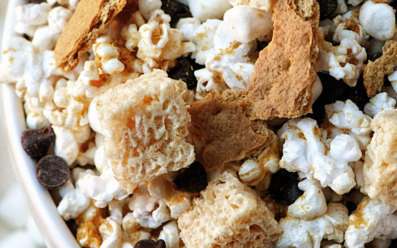 Recipe Image: Popcorn S'mores Mix In's