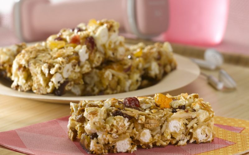 Recipe Image: Power Packed Popcorn Sports Bars