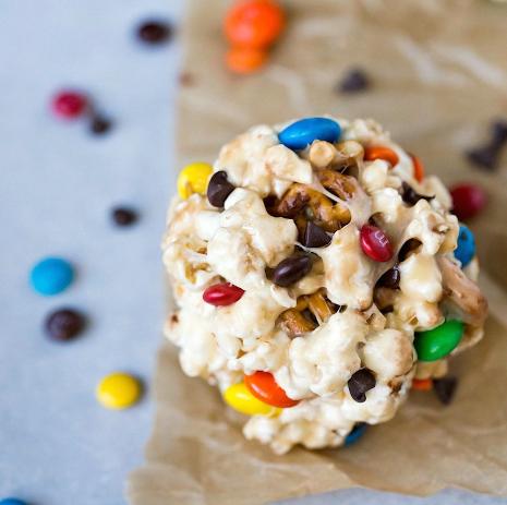 Sweet & Salty Popcorn Balls