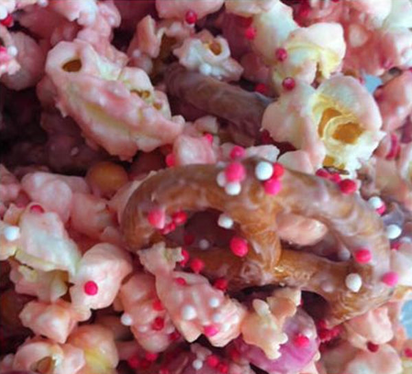 Valentine's Day Pink Candy Popcorn