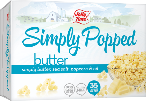 Simply Popped Butter Popcorn Product: Microwave Classics Simply Popped® Butter