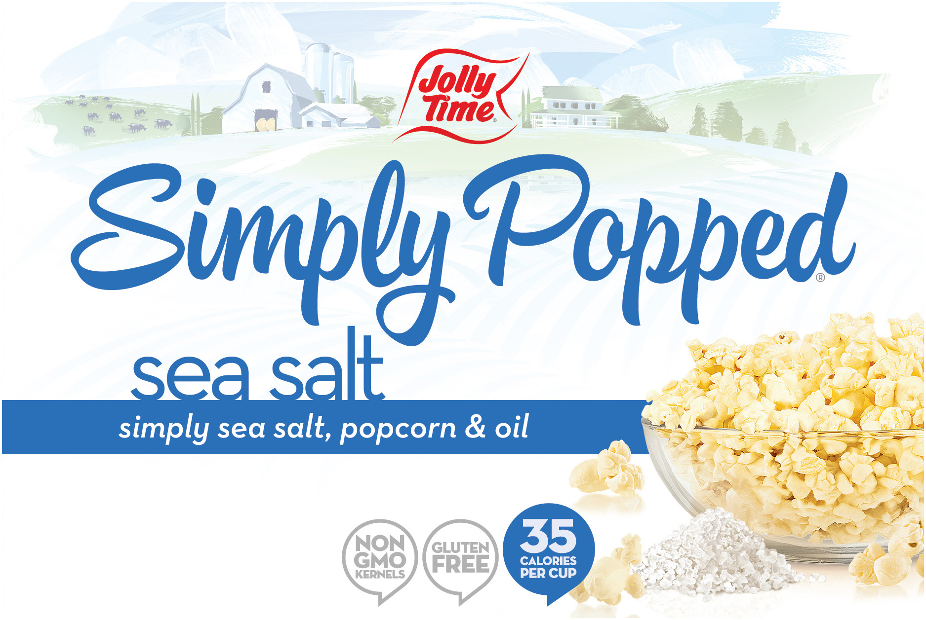 Jolly Time Simply Popped® Sea Salt Product Image