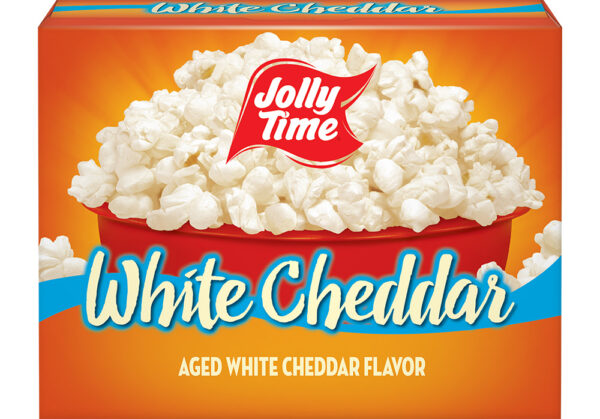 White Cheddar Popcorn Product: Sweet & Savory White Cheddar