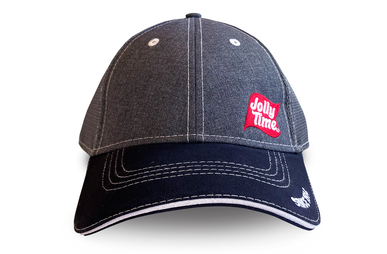 Jolly Time Red Flag Logo Trucker Cap