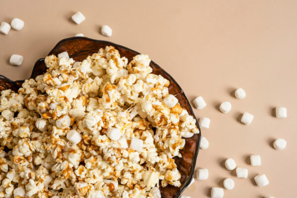 Marshmallow Caramel Popcorn