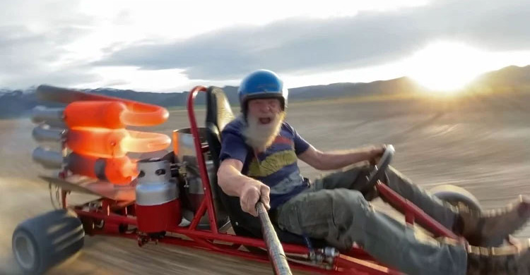 Speed Equals Happiness for this ‘Crazy Rocketman’