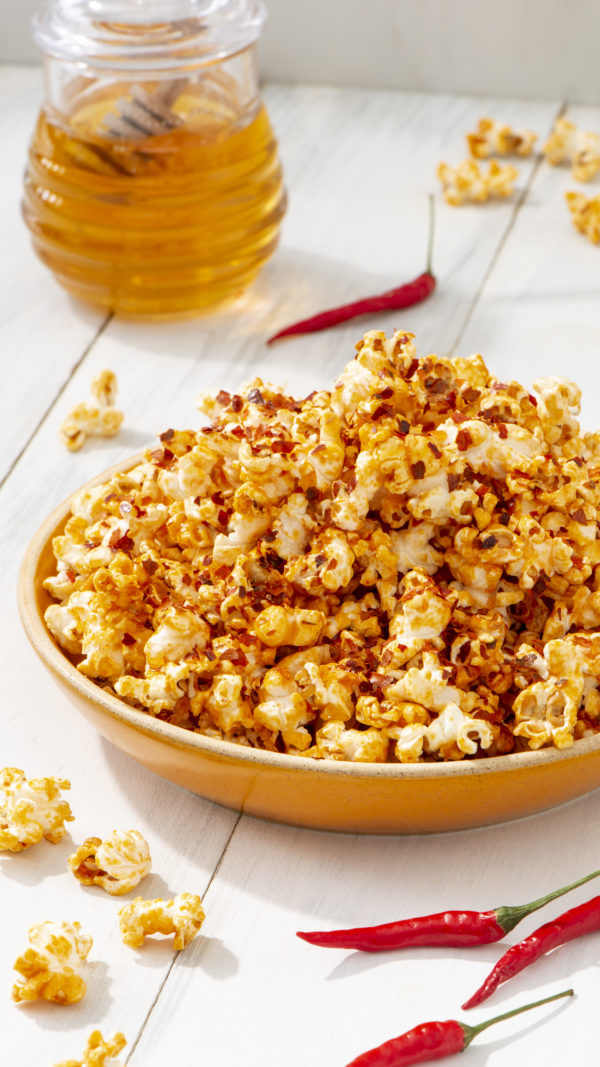 Hot Honey Butter Popcorn