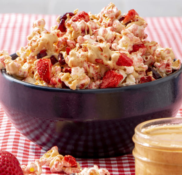 PB & J Popcorn Recipe