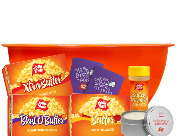 JOLLY TIME® Popcorn Product: Gift Bowls “I Love Butter” Gift Pack Popcorn Product: Gift Bowls “I Love Butter” Gift Pack