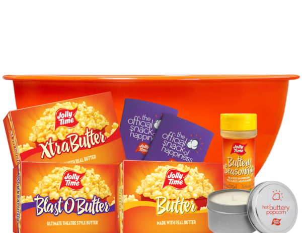 JOLLY TIME® Popcorn Product: Gift Bowls “I Love Butter” Gift Pack Popcorn Product: Gift Bowls “I Love Butter” Gift Pack