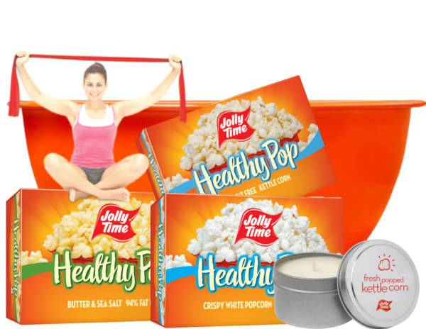 JOLLY TIME® Popcorn Product: Gift Bowls “Healthy Snacking” Gift Pack Popcorn Product: Gift Bowls “Healthy Snacking” Gift Pack