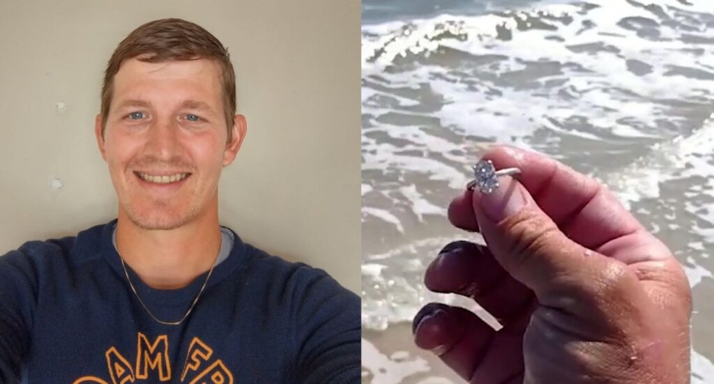 Good Samaritan Returns $40k Diamond Ring Found on Beach