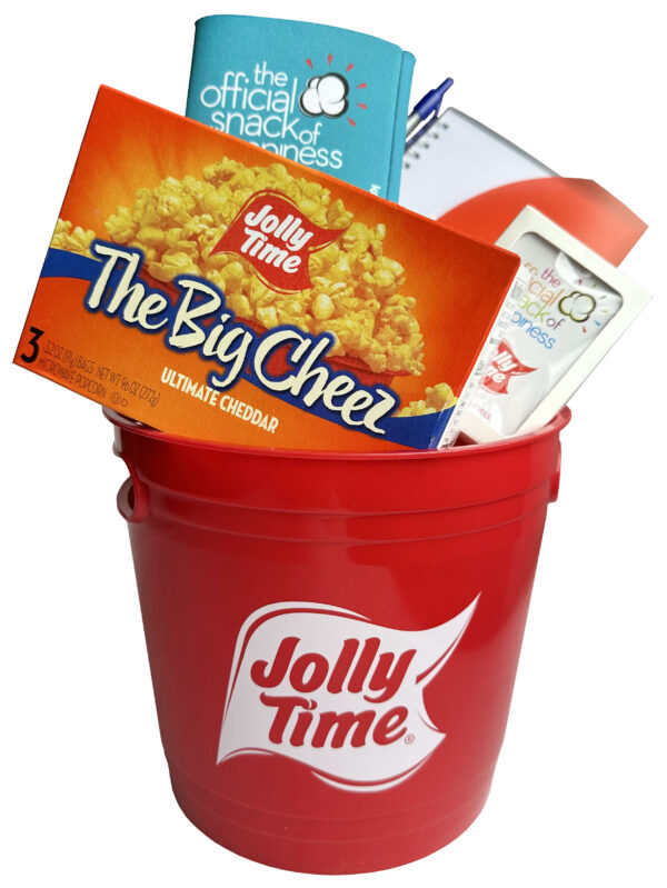 JOLLY TIME® Popcorn Product: Novelty & Accessories Back to School Gift Bucket Popcorn Product: Novelty & Accessories Back to School Gift Bucket