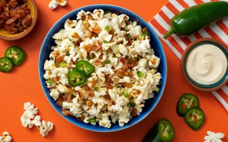 Recipe Image: Bacon Jalapeño Popcorn