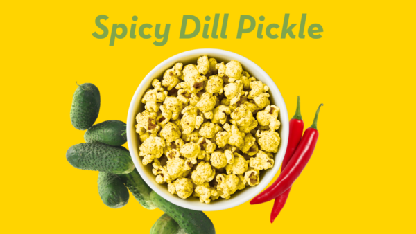 Spicy Dill Pickle Popcorn