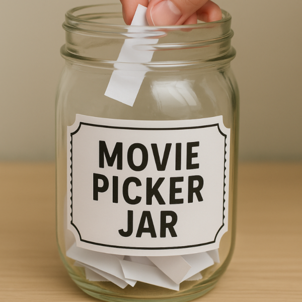 movie night picker jar